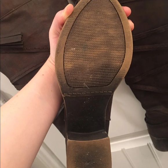 Faux leather over the knee boots - Picture 3 of 7